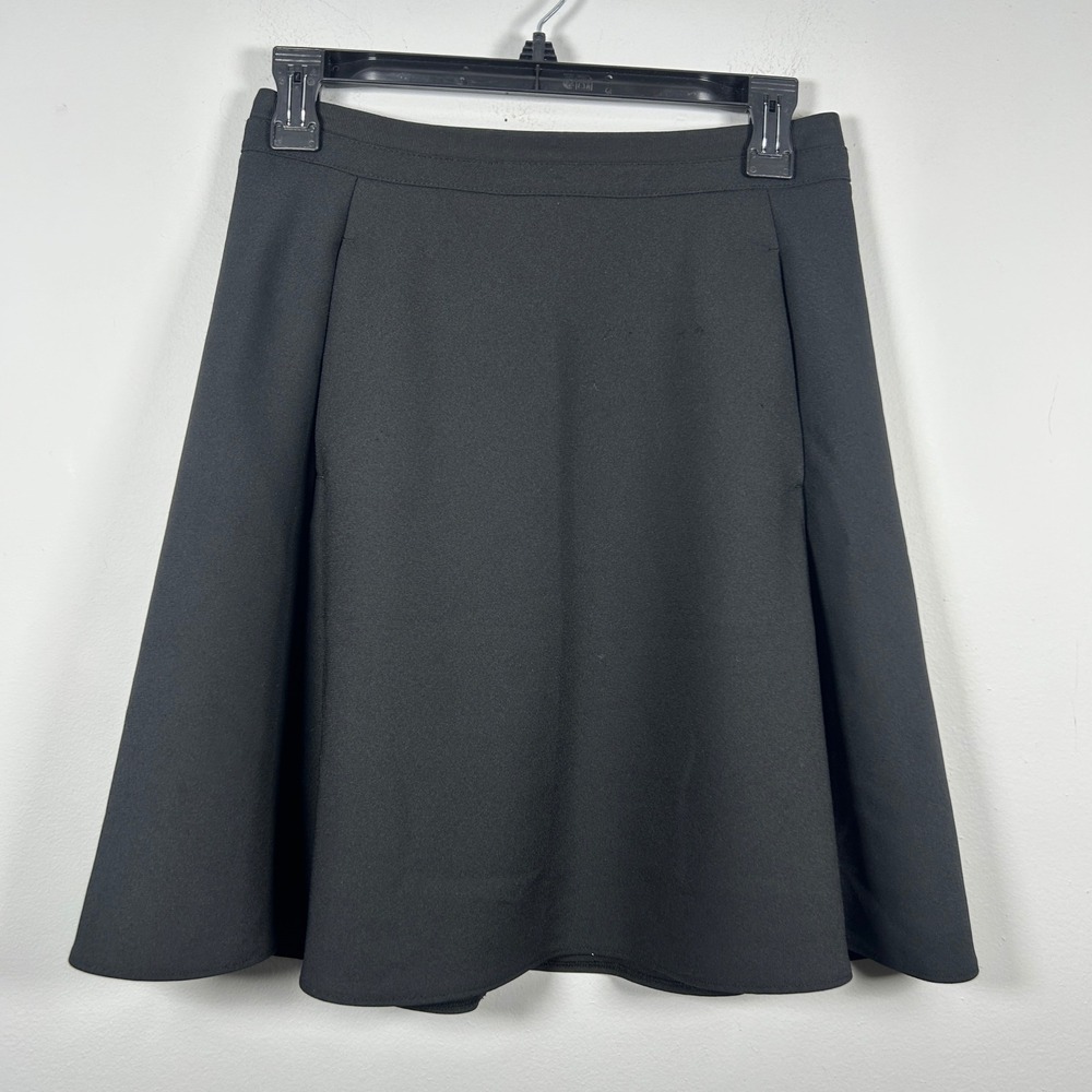 Reiss Reno Skirt Womens Size 4 Black A-Line Knee Length Office Going Out Capsule
